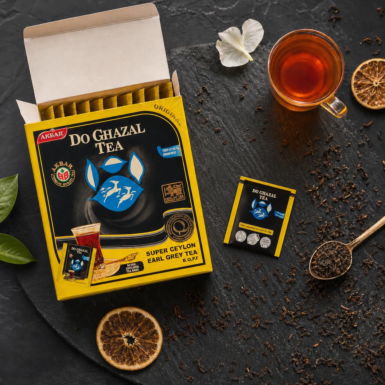 DoGhazal Earl Grey Tea - 50 x 2g Individually Wrapped Tea Bags product image 13