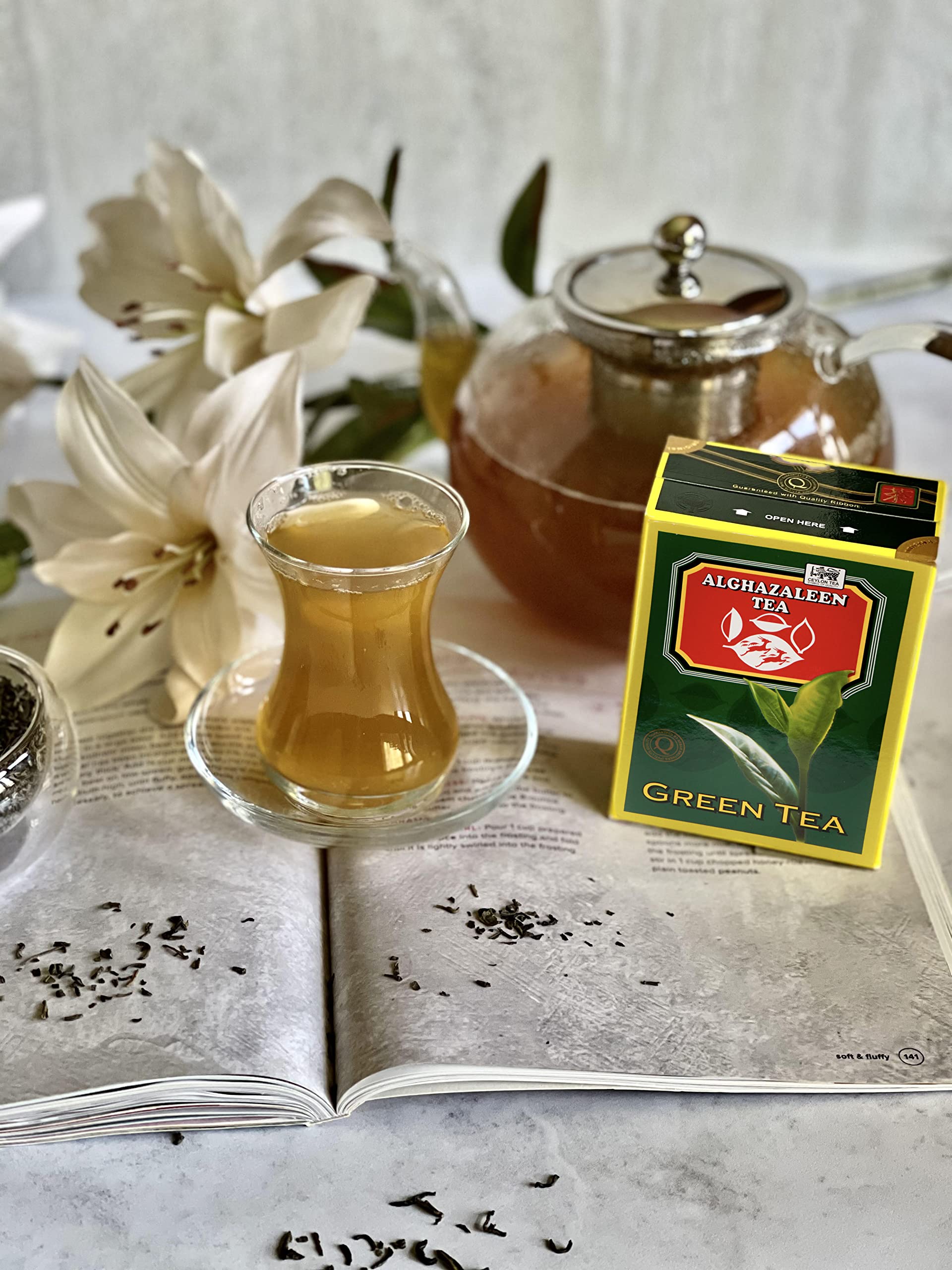 Alghazaleen Green Tea - 8.8oz (250g) Loose Leaf Box product image 7