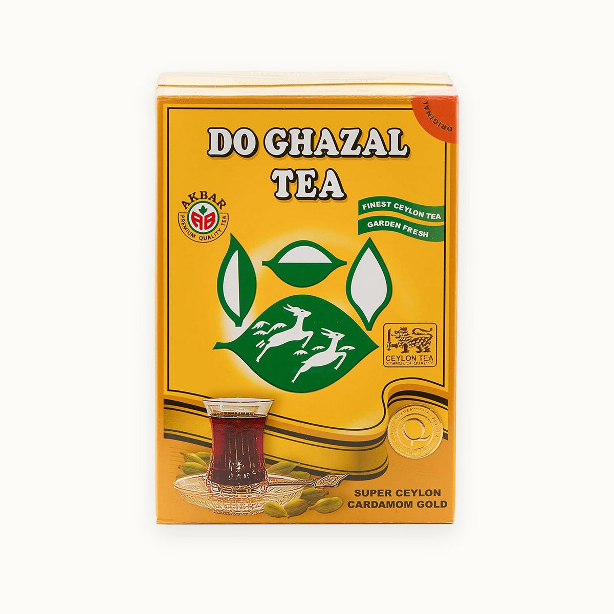 Do Ghazal Cardamom, loose leaf 454g — box front